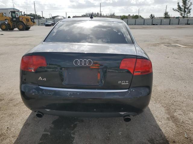 WAUDF78E37A033827 - 2007 AUDI A4 2.0T QUATTRO BLACK photo 6