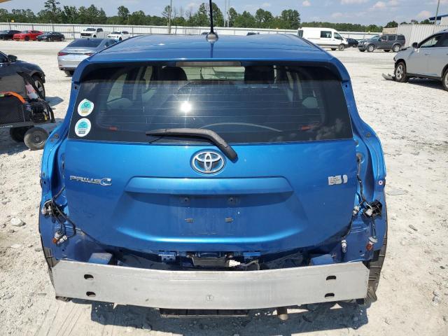 JTDKDTB35C1008258 - 2012 TOYOTA PRIUS C BLUE photo 6