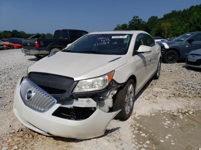 1G4GE5ED4BF125085 - 2011 BUICK LACROSSE CXS WHITE photo 1