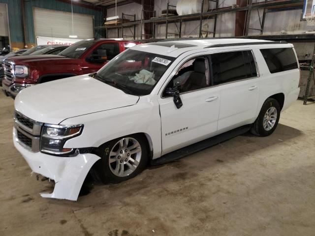 1GNSKHKC5KR350903 - 2019 CHEVROLET SUBURBAN K1500 LT WHITE photo 1