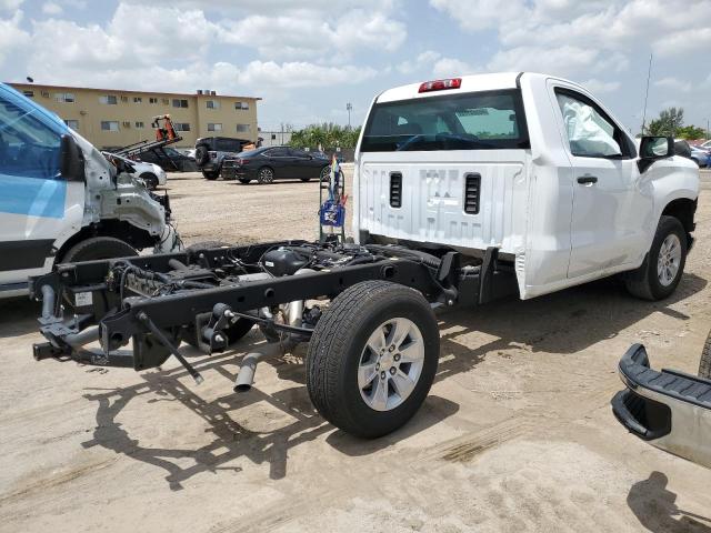 3GCNAAED3NG672187 - 2022 CHEVROLET SILVERADO C1500 WHITE photo 3