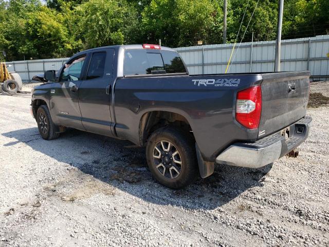 5TFUY5F15FX428749 - 2015 TOYOTA TUNDRA DOUBLE CAB SR/SR5 GRAY photo 2