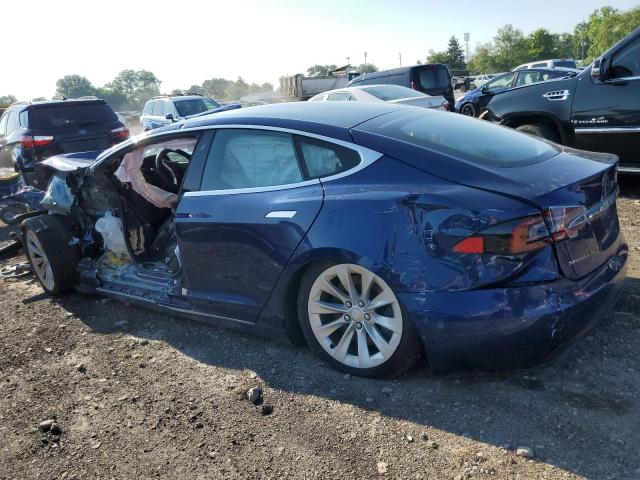 5YJSA1E2XHF218207 - 2017 TESLA MODEL S Կապույտ լուսանկար 2