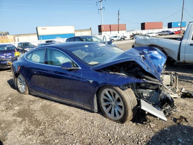 5YJSA1E2XHF218207 - 2017 TESLA MODEL S Կապույտ լուսանկար 4