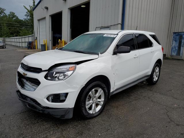 2GNALBEK7G1118621 - 2016 CHEVROLET EQUINOX LS WHITE photo 1