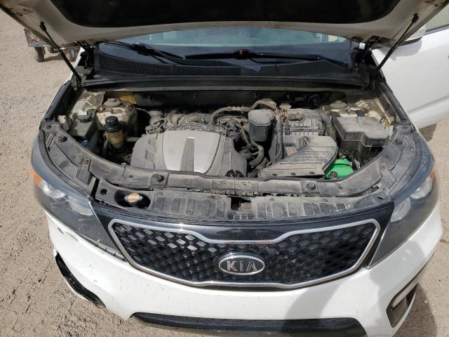 5XYKWDA20DG329585 - 2013 KIA SORENTO SX WHITE photo 12