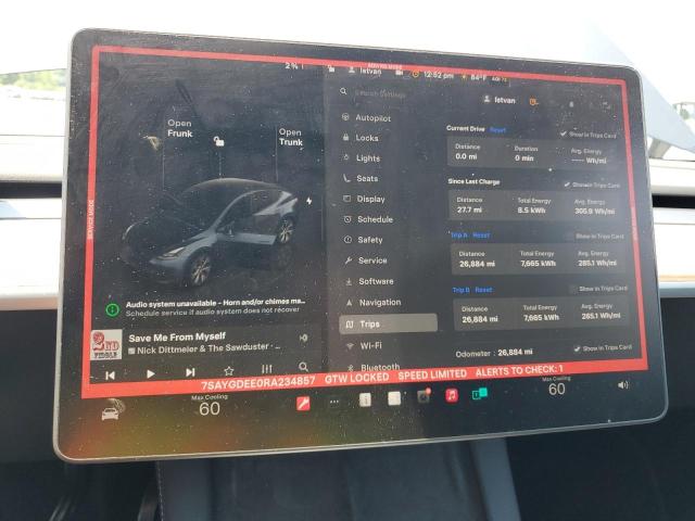 7SAYGDEE0RA234857 - 2024 TESLA MODEL Y Чорний фото 9