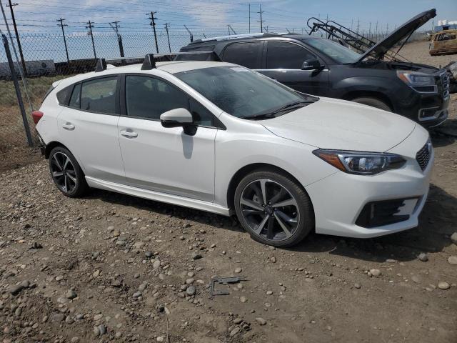 4S3GTAJ68N1721165 - 2022 SUBARU IMPREZA SPORT WHITE photo 4