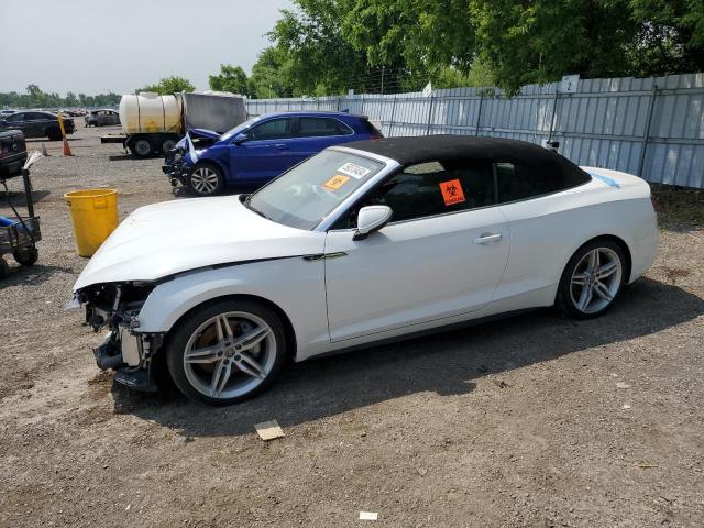 WAU5NGF59JN001278 - 2018 AUDI A5 TECHNIK S-LINE WHITE photo 1