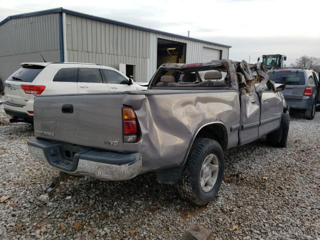 5TBRT34121S129612 - 2001 TOYOTA TUNDRA ACCESS CAB GOLD photo 4