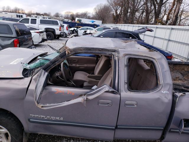 5TBRT34121S129612 - 2001 TOYOTA TUNDRA ACCESS CAB 金色 照片 9