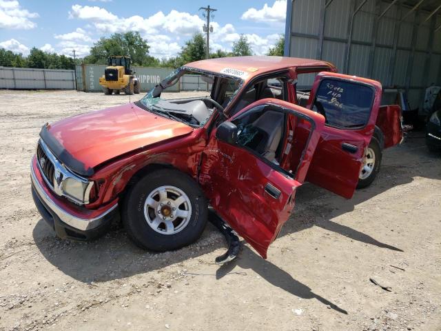 5TEGN92N82Z044117 - 2002 TOYOTA TACOMA DOUBLE CAB PRERUNNER RED photo 1