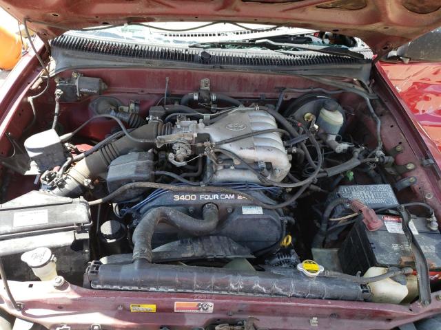 5TEGN92N82Z044117 - 2002 TOYOTA TACOMA DOUBLE CAB PRERUNNER RED photo 11