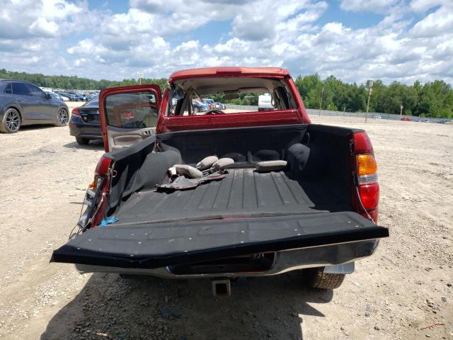 5TEGN92N82Z044117 - 2002 TOYOTA TACOMA DOUBLE CAB PRERUNNER RED photo 6