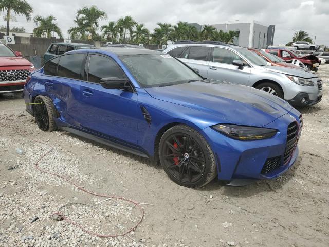 WBS33AY05PFN57582 - 2023 BMW M3 COMPETITION ლურჯი ფოტო 4