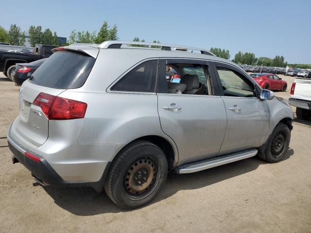 2HNYD2H61BH000996 - 2011 ACURA MDX TECHNOLOGY ვერცხლისფერი ფოტო 3