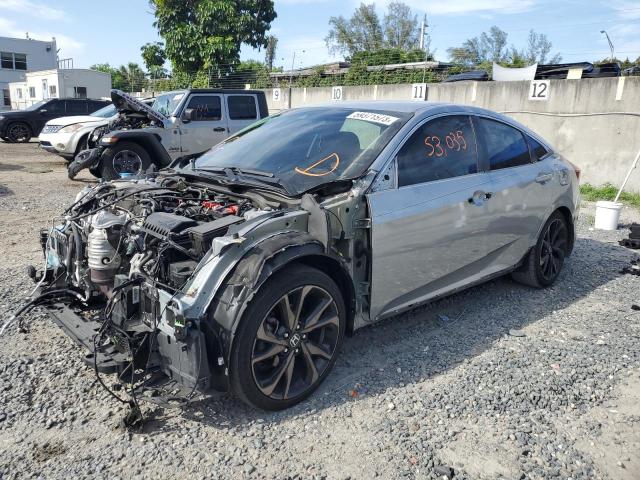 2HGFC2F88LH568086 - 2020 HONDA CIVIC SPORT 银色 照片 1