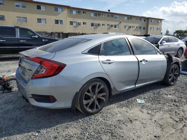 2HGFC2F88LH568086 - 2020 HONDA CIVIC SPORT SILVER photo 3