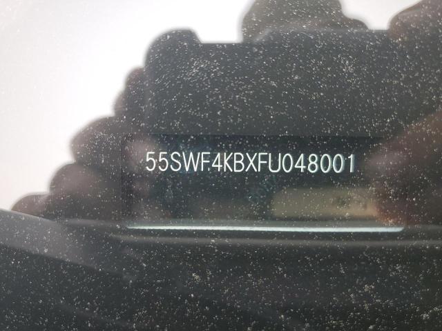 55SWF4KBXFU048001 - 2015 MERCEDES-BENZ C 300 4MATIC WHITE photo 12