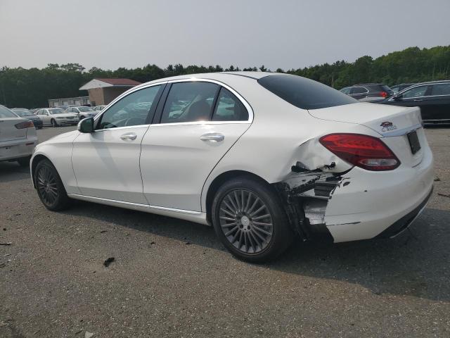 55SWF4KBXFU048001 - 2015 MERCEDES-BENZ C 300 4MATIC WHITE photo 2