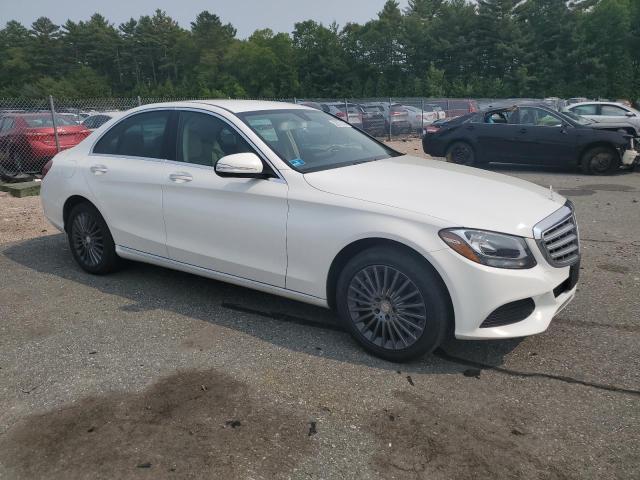 55SWF4KBXFU048001 - 2015 MERCEDES-BENZ C 300 4MATIC WHITE photo 4