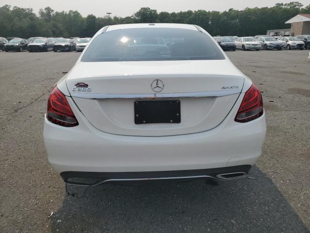 55SWF4KBXFU048001 - 2015 MERCEDES-BENZ C 300 4MATIC WHITE photo 6