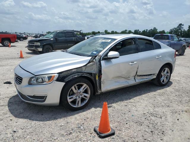 YV140MFK0F1347052 - 2015 VOLVO S60 PREMIER SILVER photo 1