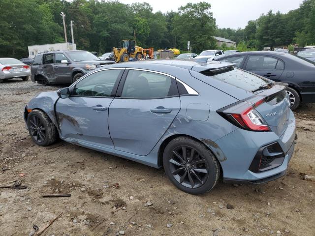 SHHFK7H61MU400192 - 2021 HONDA CIVIC EX BLUE photo 2