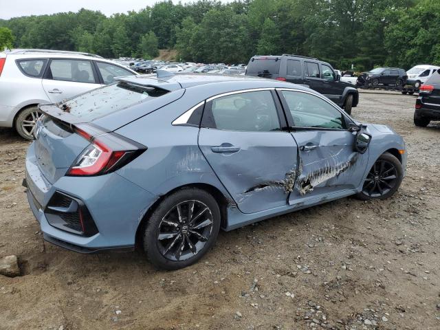 SHHFK7H61MU400192 - 2021 HONDA CIVIC EX BLUE photo 3