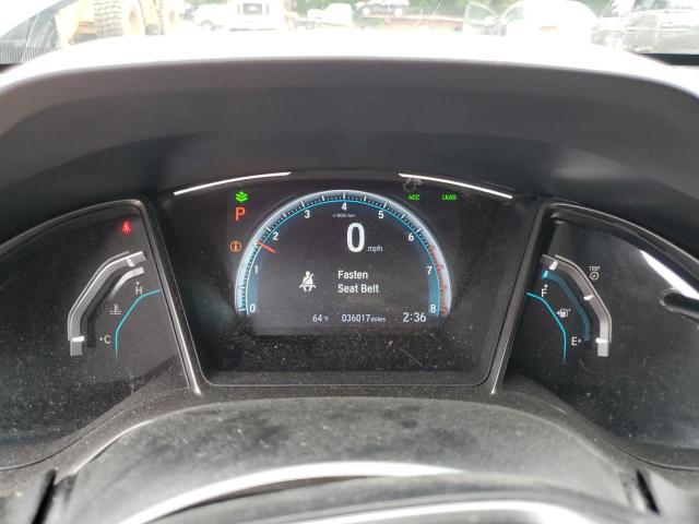 SHHFK7H61MU400192 - 2021 HONDA CIVIC EX BLUE photo 9