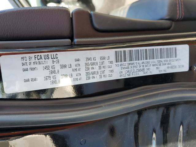 1C4RJFLG1JC505495 - 2018 JEEP GRAND CHER TRAILHAWK Սև լուսանկար 13