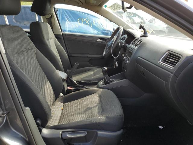 3VW1K7AJ2EM393533 - 2014 VOLKSWAGEN JETTA BASE 灰色 照片 5