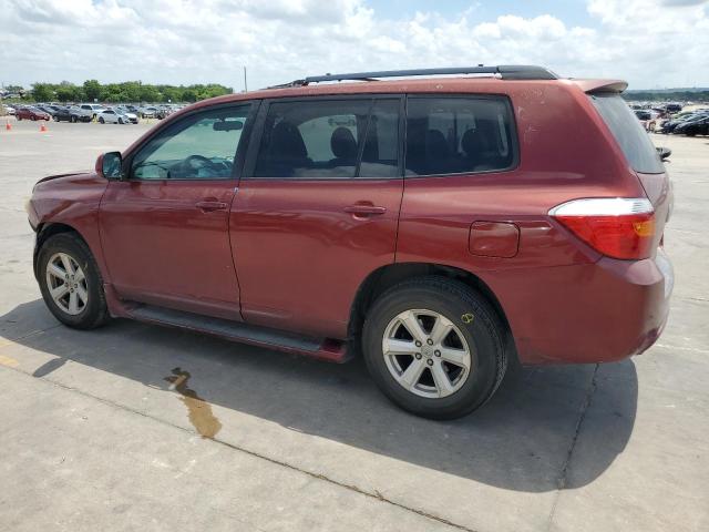 5TDKK3EHXAS020466 - 2010 TOYOTA HIGHLANDER SE MAROON photo 2