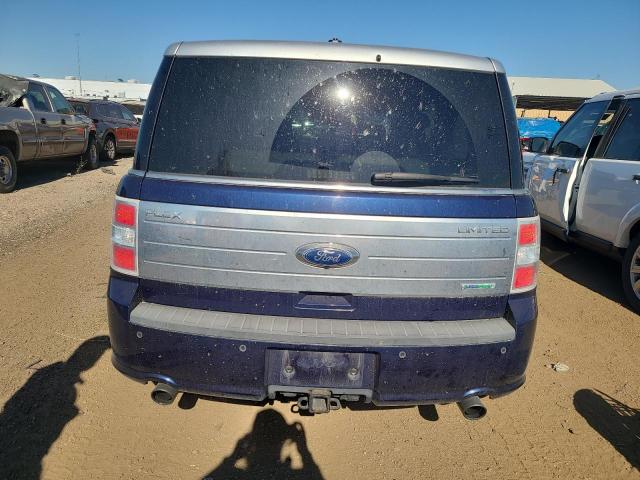 2FMHK6DT4BBD17846 - 2011 FORD FLEX LIMITED BLUE photo 6