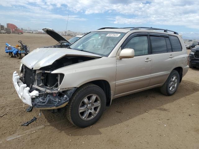 JTEGP21A770126956 - 2007 TOYOTA HIGHLANDER SPORT GOLD photo 1