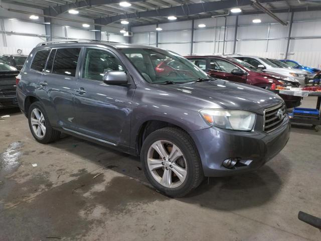 5TDEK3EH7AS001662 - 2010 TOYOTA HIGHLANDER SPORT GRAY photo 4