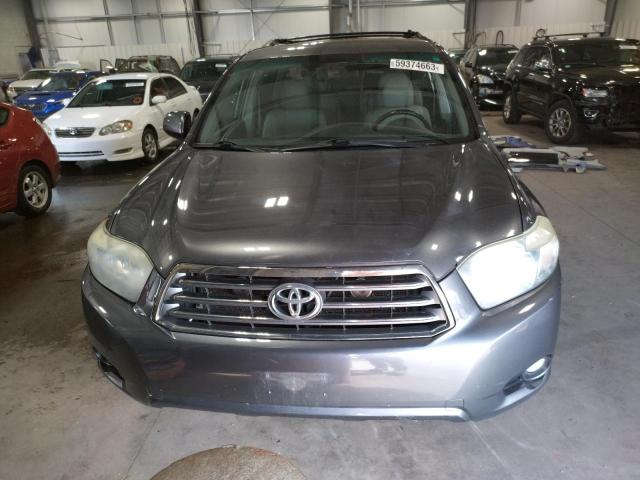 5TDEK3EH7AS001662 - 2010 TOYOTA HIGHLANDER SPORT GRAY photo 5