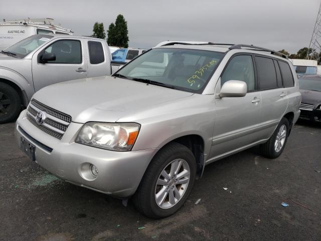 JTEDW21A760003016 - 2006 TOYOTA HIGHLANDER HYBRID SILVER photo 1