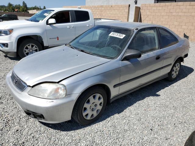 1HGEJ6220YL131154 - 2000 HONDA CIVIC DX SILVER photo 1