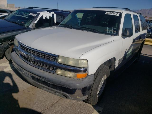 1GNEC16T53J202388 - 2003 CHEVROLET SUBURBAN C1500 WHITE photo 2