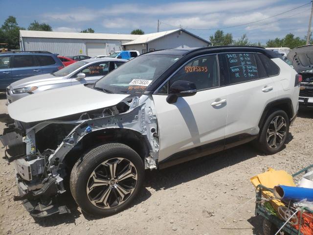 JTMFB3FV2MD010732 - 2021 TOYOTA RAV4 PRIME XSE WHITE photo 1