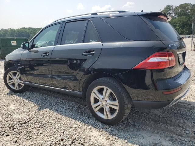 4JGDA5HB0CA012404 - 2012 MERCEDES-BENZ ML 350 4MATIC BLACK photo 2