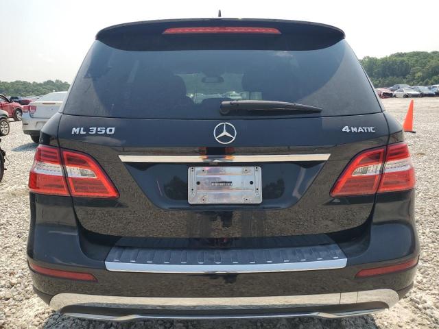 4JGDA5HB0CA012404 - 2012 MERCEDES-BENZ ML 350 4MATIC BLACK photo 6