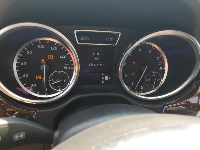 4JGDA5HB0CA012404 - 2012 MERCEDES-BENZ ML 350 4MATIC BLACK photo 9