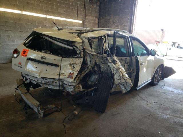 5N1AR2MM3EC622936 - 2014 NISSAN PATHFINDER S WHITE photo 3