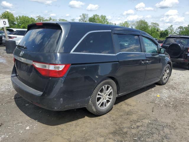 5FNRL5H48CB098302 - 2012 HONDA ODYSSEY EX Սև լուսանկար 3