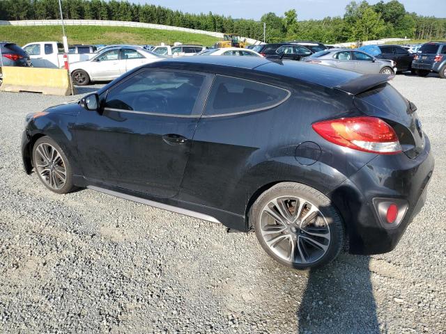 KMHTC6AEXGU273673 - 2016 HYUNDAI VELOSTER TURBO BLACK photo 2