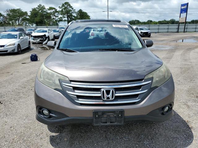 2HKRM3H75EH524107 - 2014 HONDA CR-V EXL GRAY photo 5