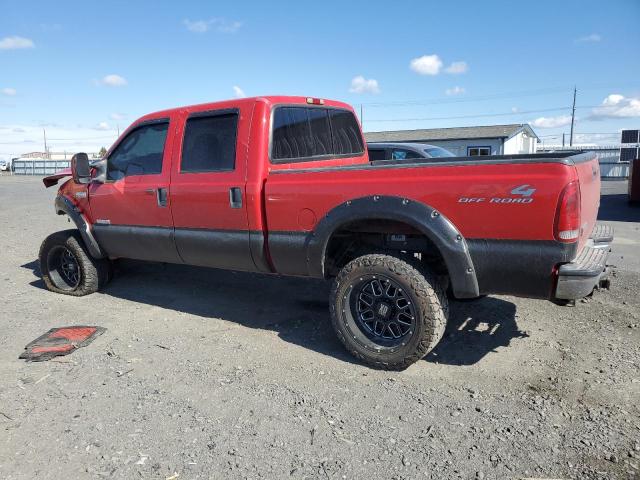 1FTWW31P85EA60043 - 2005 FORD F350 SRW SUPER DUTY RED photo 2