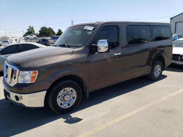 5BZAF0AA4EN161505 - 2014 NISSAN NV 3500 S BROWN photo 1